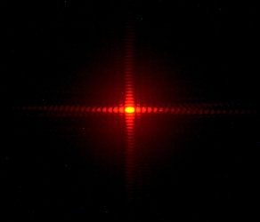 Diffraction pattern from slit that is taller than wide